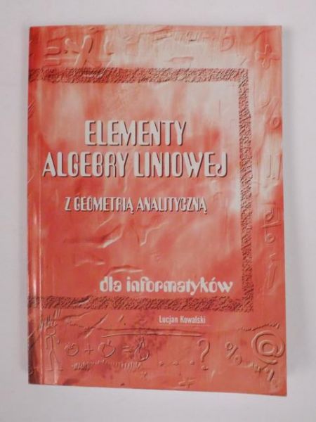 Elementy algebry liniowej