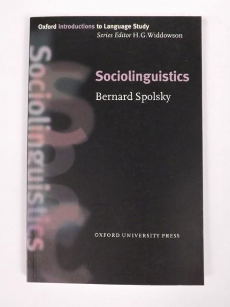 Sociolinguistics