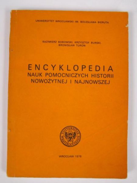 Encyklopedia nauk pomocniczych historii nowożytnej i najnowszej