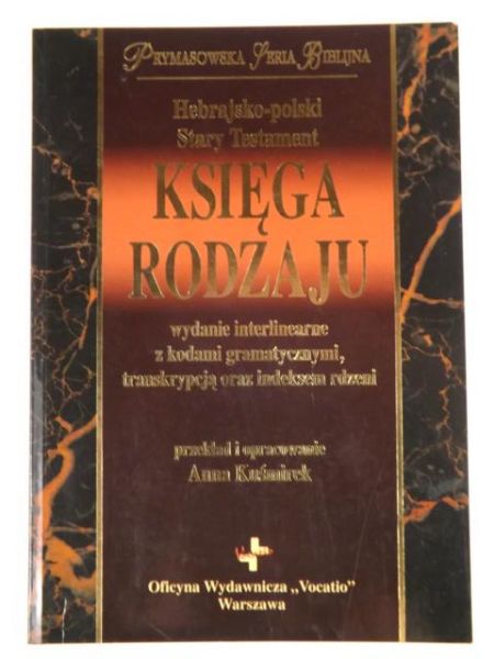 Hebrajsko-polski Stary Testament. Księga Rodzaju