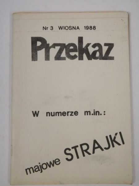 Przekaz Nr 3 wiosna 1988