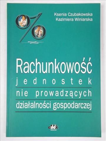 Rachunkowość jednostek nie prowadzących działalności gospodarczej