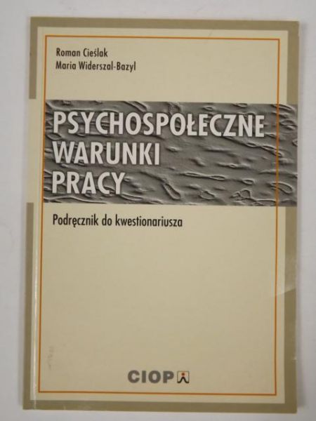 Psychospołeczne warunki pracy
