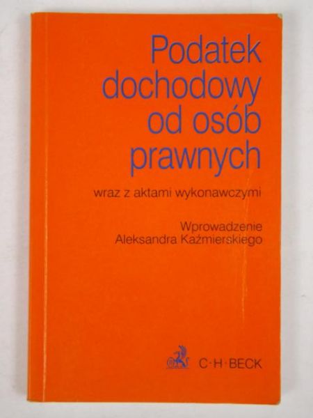 Podatek dochodowy od osób prawnych