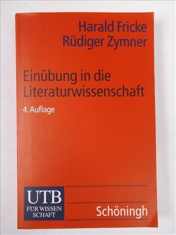 Einubung in die Literaturwissenschaft