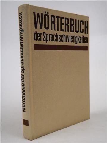Worterbuch der Sprachschwierigkeiten