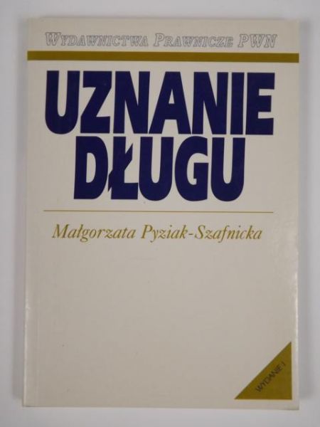 Uznanie długu