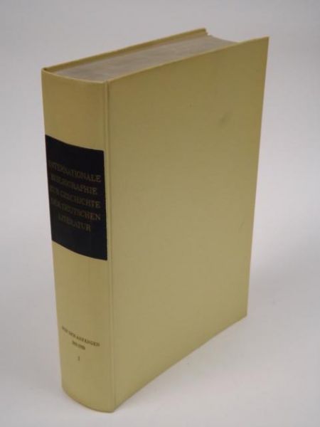 Internationale Bibliographie zur Geschichte der Deutschen Literatur
