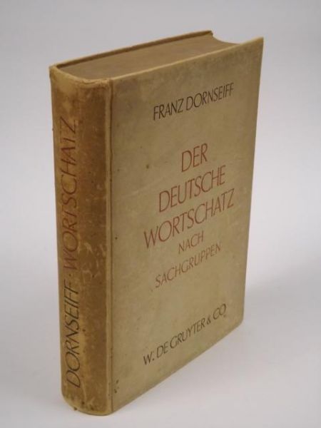 Der Deutsche Wortschatz nach Sachgruppen, 1943 r.