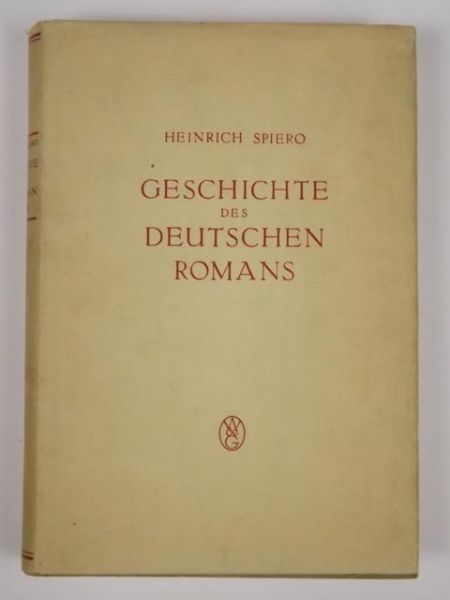 Geschichte des Deutschen Romans
