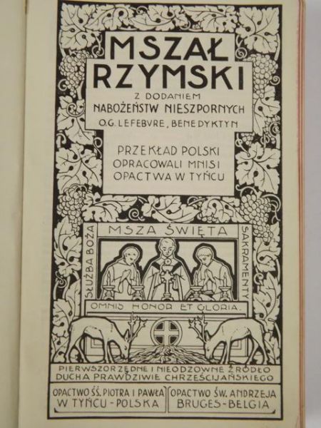 Mszał Rzymski , 1949 r.