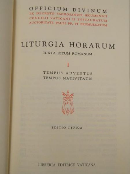 Liturgia Horarum. Iuxta Ritum Romanum I