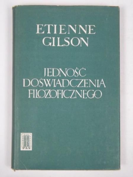 Jedność doświadczenia filozoficznego