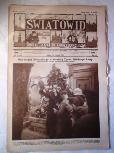 Tygodnik Ilustrowany Światowid Nr 16 1925 r.