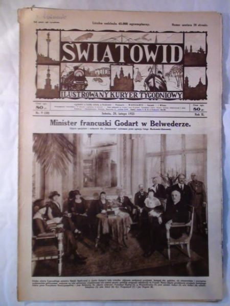 Tygodnik Ilustrowany Światowid Nr 9 1925 r.