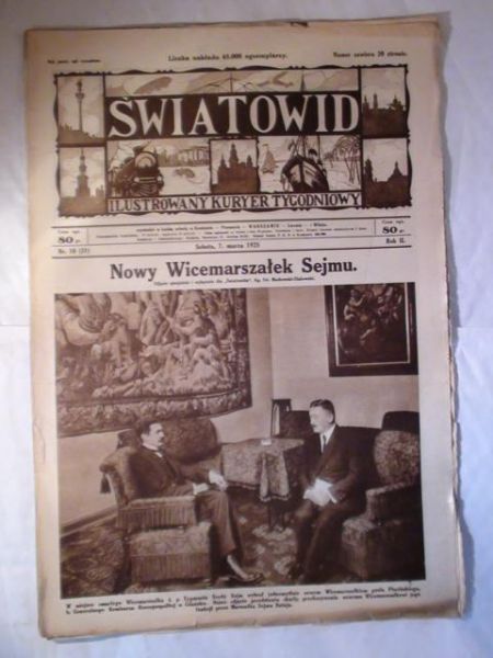 Tygodnik Ilustrowany Światowid Nr 10 1925 r.