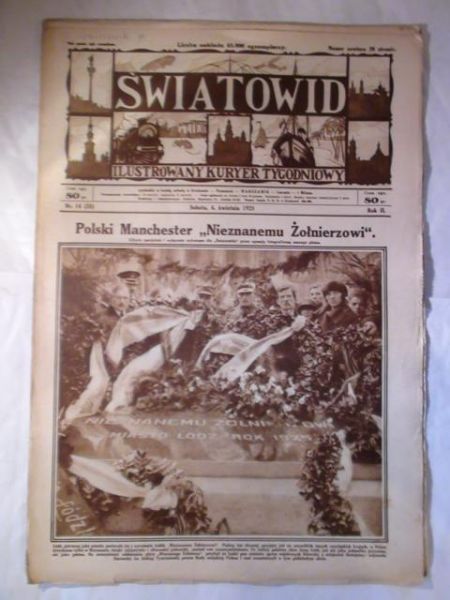 Tygodnik Ilustrowany Światowid Nr 14 1925 r.