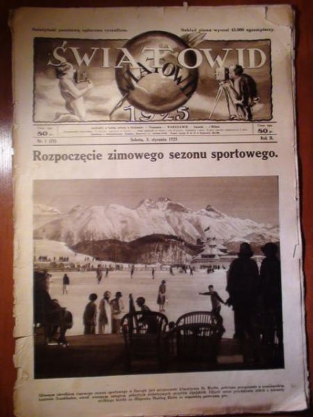 Tygodnik Ilustrowany Światowid Nr 1 1925 r.