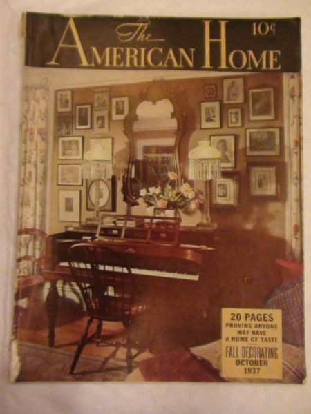 The American Home,October , 1937 r.