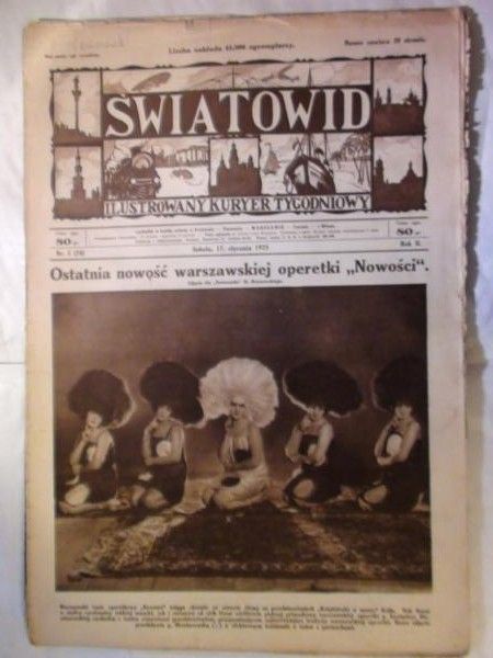 Tygodnik Ilustrowany Światowid  Nr 3, 1925 r.