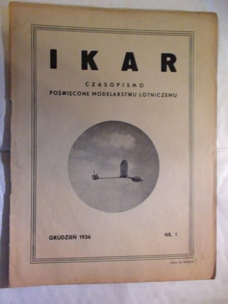 Ikar - czasopismo , grudzień, 1936 r.