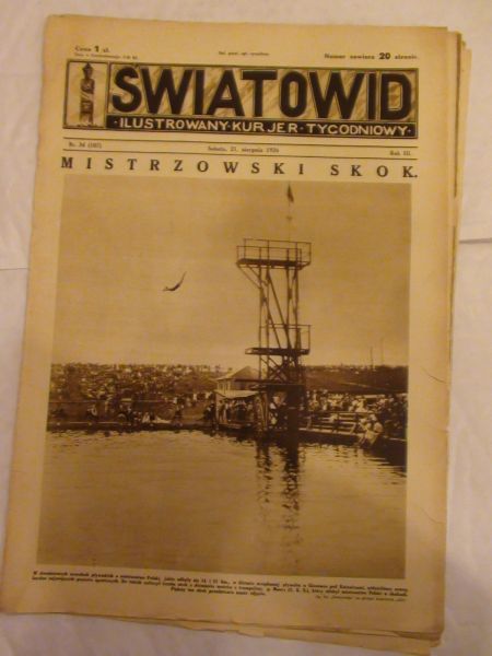 Tygodnik Ilustrowany Światowid Nr 34, 1926 r.