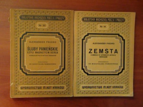 Śluby panieńskie, Zemsta. Antyk 1947, 1949 r.