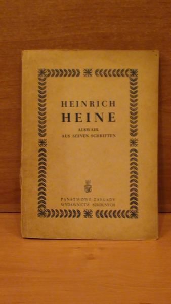 Auswahl aus seinen schriften