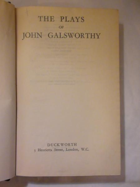 Galsworthy John - The plays