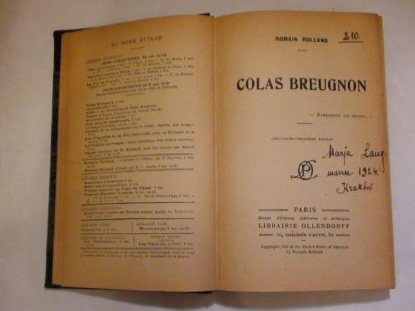 Colas Breugnon ok. 1919 r.