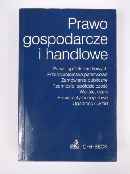 Prawo gospodarcze i handlowe