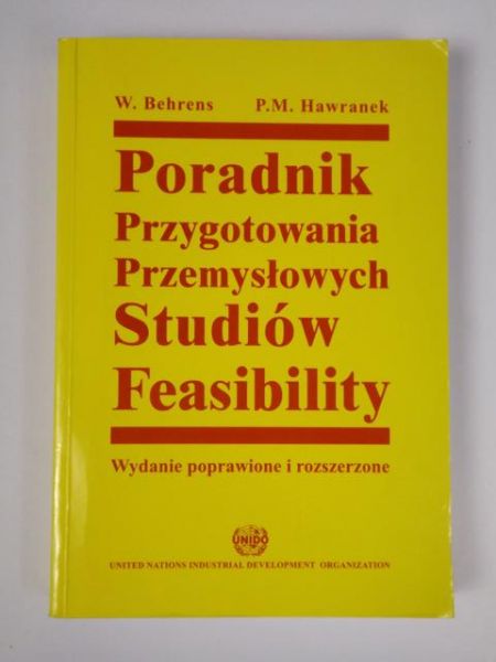 Poradnik przygotowania przemysłowych studiów feasibility