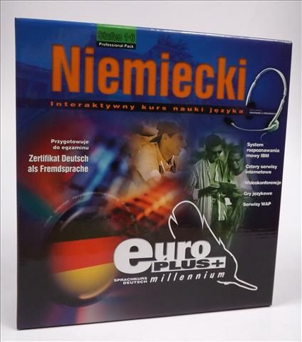 Niemiecki interaktywny kurs nauki języka Euro Plus + 6 CD
