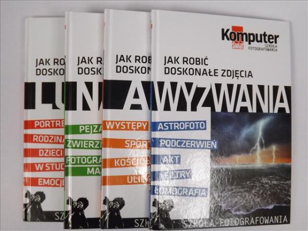 Jak robić doskonałe zdjęcia T. I-IV + 4 DVD Komputer Świat