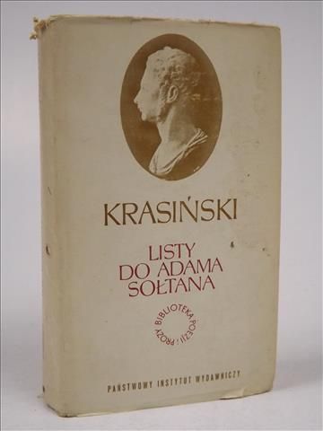 Krasiński listy do Adama Sołtana
