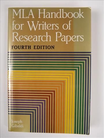 Gibaldi Joseph - MLA Handbook for Writers of Research Papers