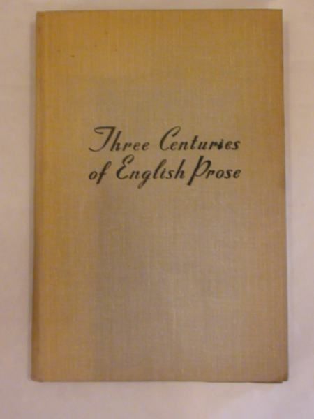 Three centuries of English prose