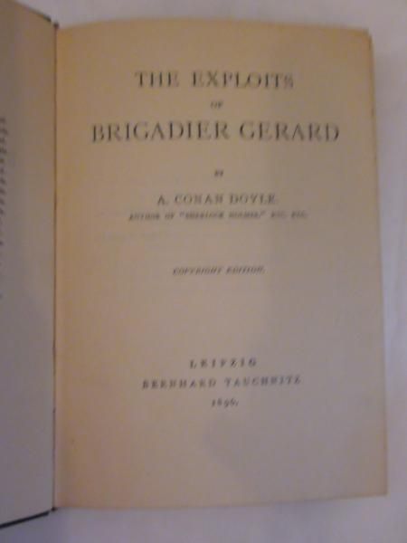The Exploits of Brigadier Gerard, 1896 r.