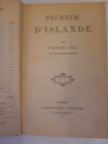 Loti Pierre - Pecheur D'Islande, ok. 1900
