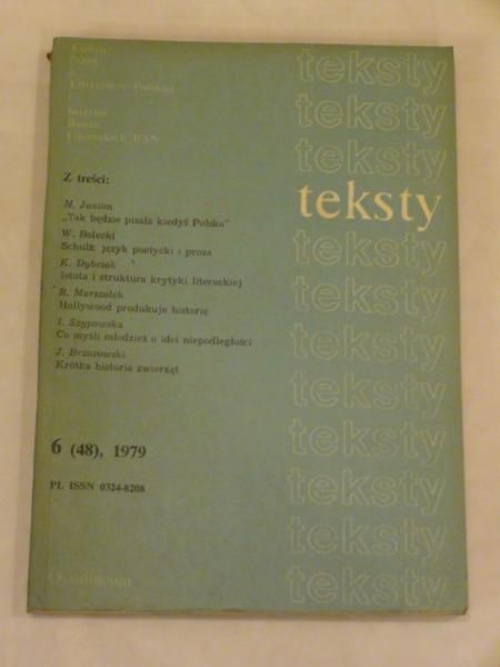 Teksty 6 (48), 1979
