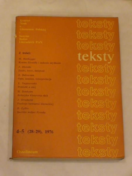Teksty 4-5 (28-29), 1976