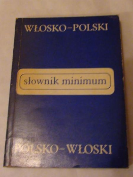 Słownik minimum – polsko-włoski