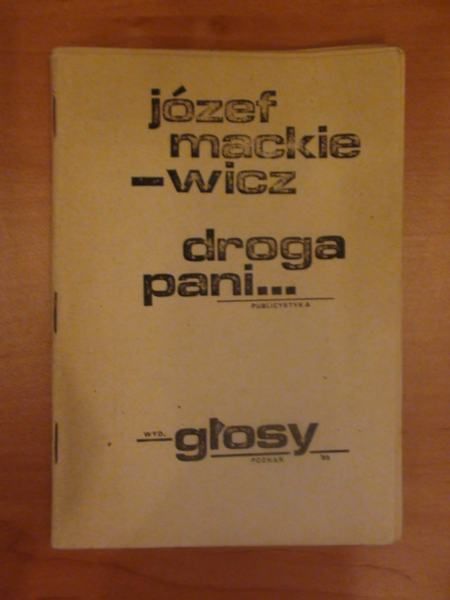 Mackiewicz Józef  Droga pani ...