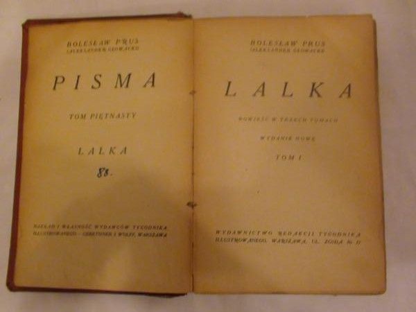 Prus Bolesław - Lalka Tom I