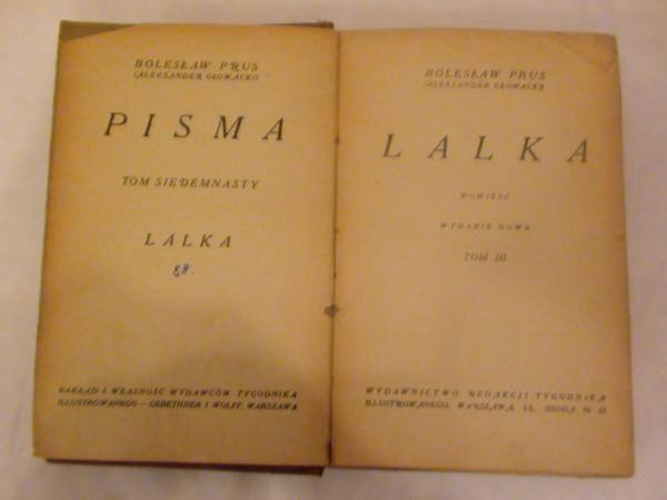 Prus Bolesław - Lalka Tom III