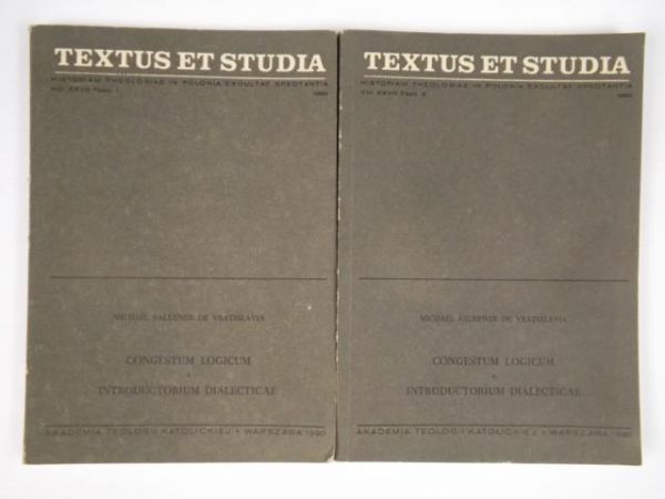 Ludwik Nowak (red.) - Textus et studia Vol XXVII Fasc. 1/ XXVIII Fasc. 2