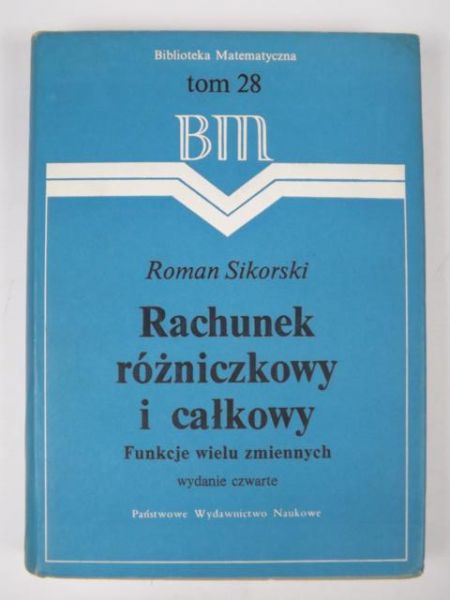 Sikorski Roman - Rachunek różniczkowy i całkowy, BM