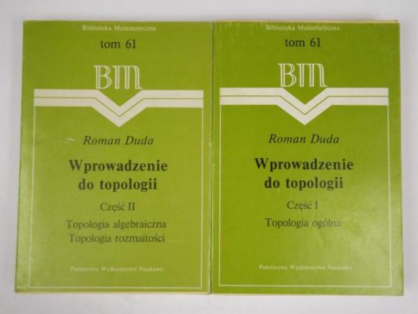 Duda Roman - Wprowadzenie do topologii, Cz. I - II, BM
