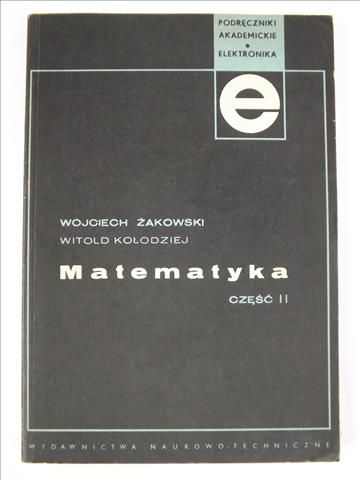 Żakowski ,   - Matematyka, część II