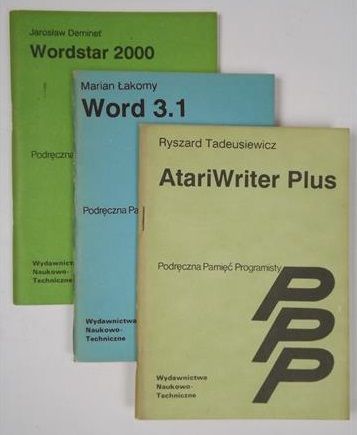 AtariWriter Plus/Word 3.1/ Wordstar 2000